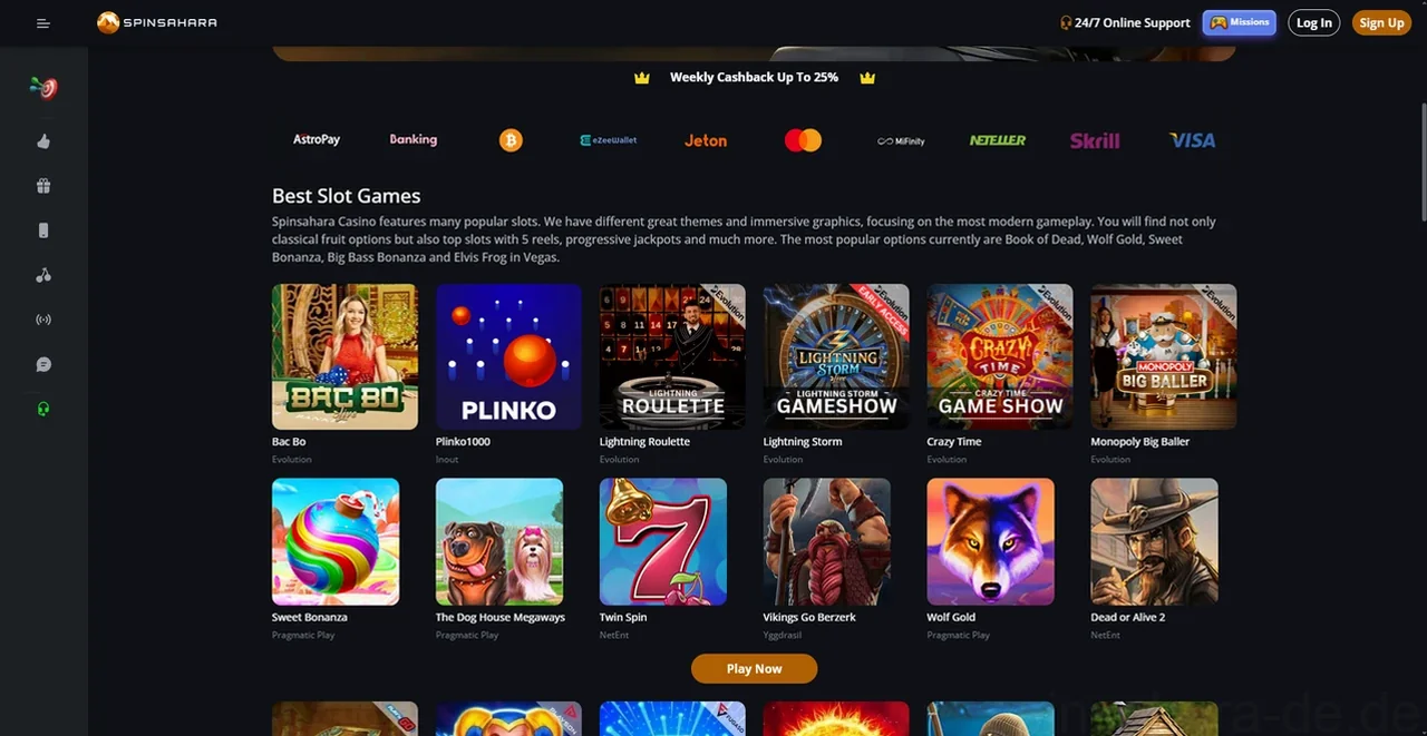 Spinsahara Casino Casino